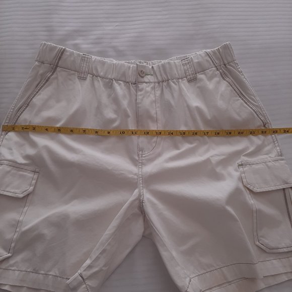 Tommy Bahama Men's Relaxed Cargo Shorts, Size LG, Off White, - Picture 8 of 11
